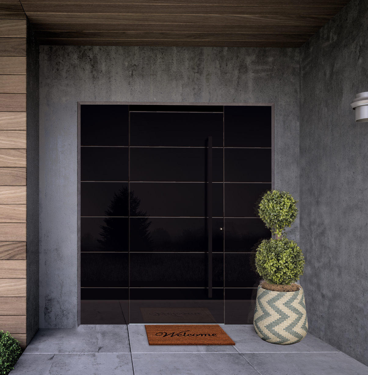 Bi-fold doors leading to the backyard